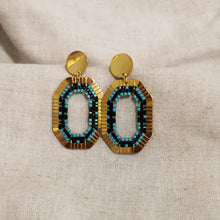 Charger l'image dans la galerie, Boucles d'oreilles CANOPE III Bleu