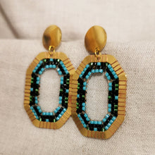 Charger l'image dans la galerie, Boucles d'oreilles CANOPE III Bleu