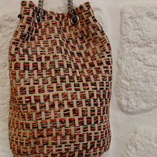 Charger l'image dans la galerie, Sac Bourse Damier Beige &amp; Rouge

